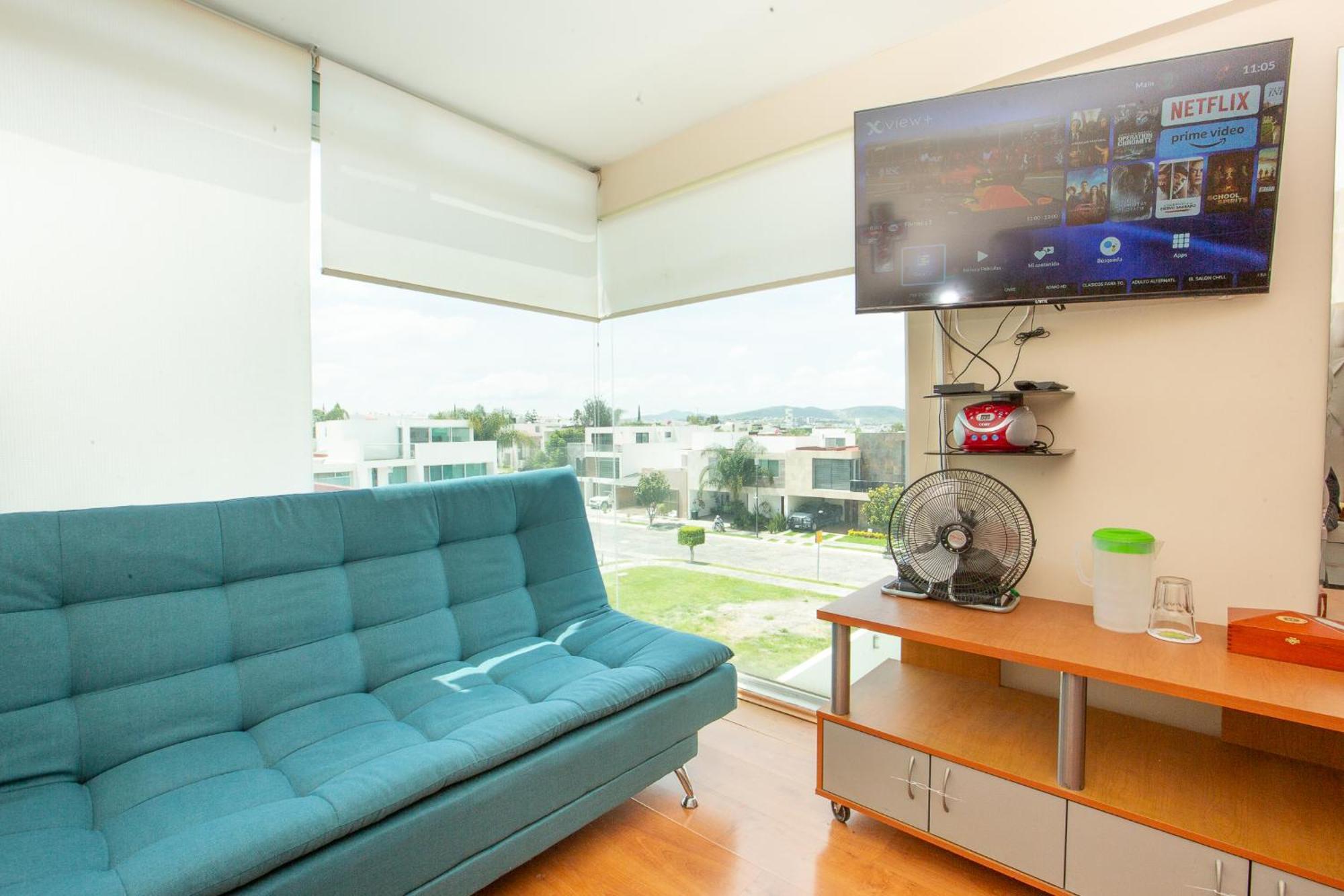 Habitacion Matrimonial Con Cama Y Sofa Para Cuatro Personas Tlaxcalancingo Bagian luar foto